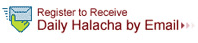 Register to receive Daily Halacha by email